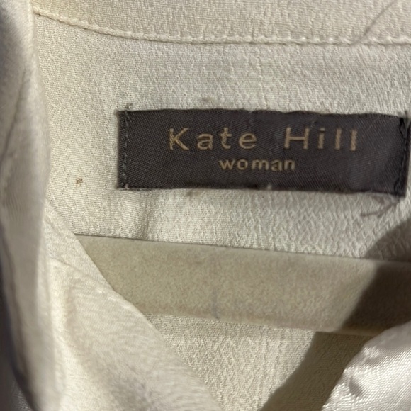 Kate Hill Tunic Blouse with Satin Trim Size 1X - Picture 11 of 12